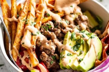 paleo burger bowls